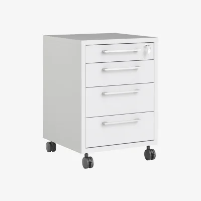 The Range Prima Mobile Cabinet - White