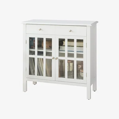 The Range Visual Storage Cabinet - White