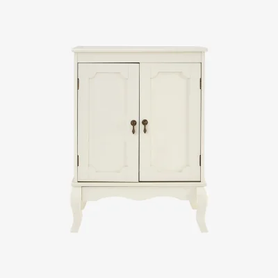 The Range Marcella Double Door Ivory Finish Cabinet
