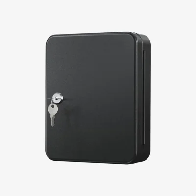 The Range Wall Mounted Cabinet Safe Lock 20 Key - Black