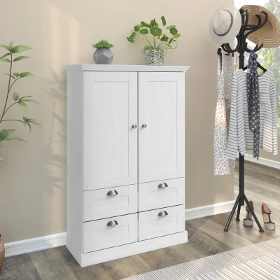 The Range Motala Cabinet 2D2x2DR White - White