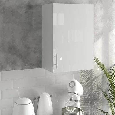 The Range Kitchen Cabinet 500mm Wall Cupboard Matt or Gloss by JD Greta - White Gloss