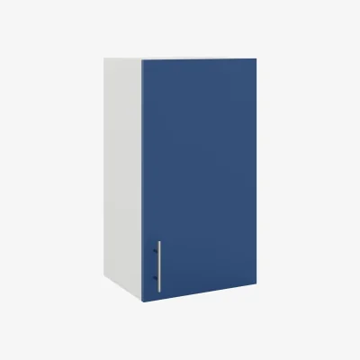 The Range JD Greta Kitchen Wall Unit 400mm Storage Cabinet With Doors and Shelf 40cm - Sage Green Matt - Navy Matt