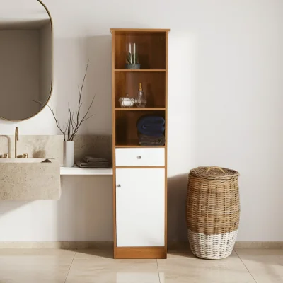 The Range Vida Oak Effect Floor Standing Cabinet