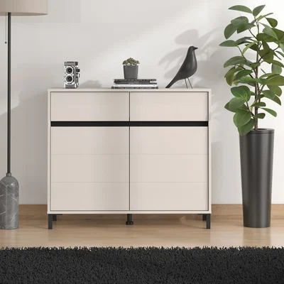The Range MARRON Cabinet 106 Cashmere/Black - Natural