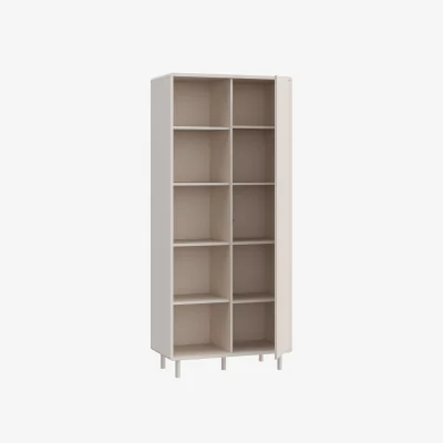 The Range Playly Tall Storage Cabinet with Door/Open Shelving in Sand - Sand