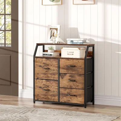 The Range Wooden Storage Cabinet with Shelf - Natural