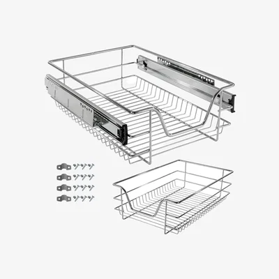 The Range Sliding drawer for kitchen cabinets Additional storage - Grey