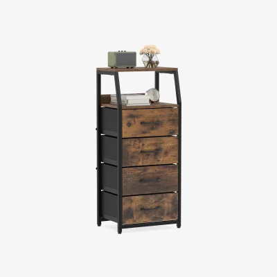 The Range 5 Drawer Storage Cabinet - Coffee