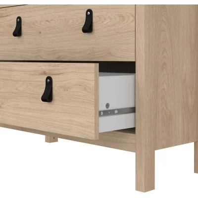 The Range Wyld Haus Wildberry Natural Oak Wood Glass China Cabinet 2 Doors 3 Drawers - Natural Oak