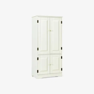 The Range Freestanding Floor Storage Cabinet - White