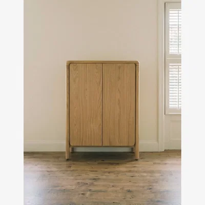 Rose & Grey Toffee Cabinet Natural