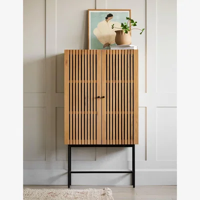 Rose & Grey Otsu Wooden Cocktail Cabinet
