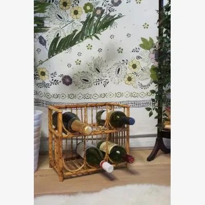 Urban Outfitters Urban Renewal Vintage Cane Bottle Rack - Neutral 29cm x 33cm x 19cm at Urban Outfitters
