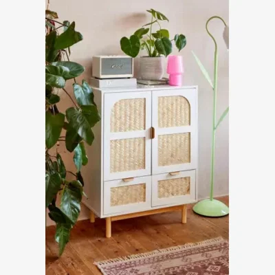 Urban Outfitters Urban Outfitters Joan Woven Cabinet - White ALL