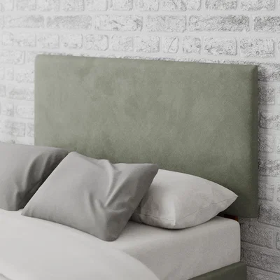 Dunelm Garland Plush Velvet Headboard Duck Egg (Green)