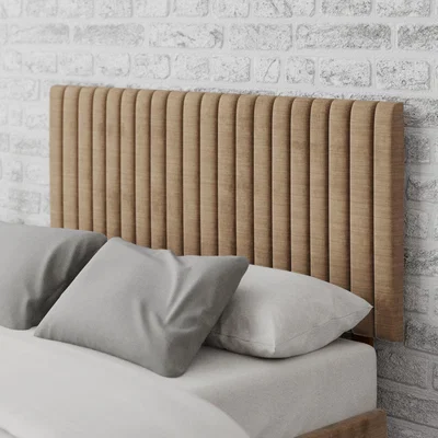 Dunelm Grant Firenze Velour Headboard Champagne