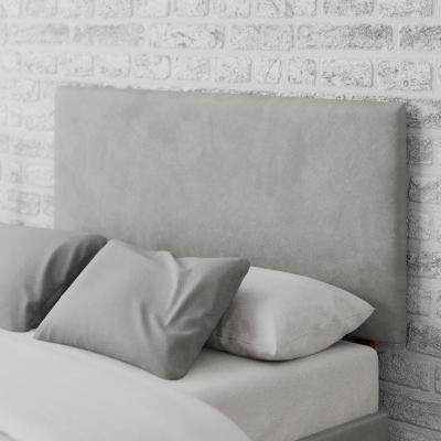 Dunelm Garland Plush Velvet Headboard Silver