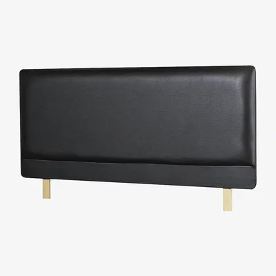 Dunelm Madrid Faux Leather Headboard Black