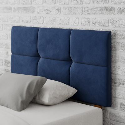 Dunelm Caine Plush Velvet Headboard Navy
