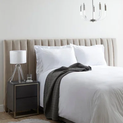 Dunelm Oversized Hotel Headboard Hotel Mushroom