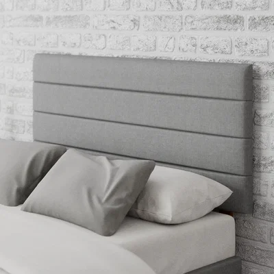 Dunelm Kelly Eire Linen Headboard Grey