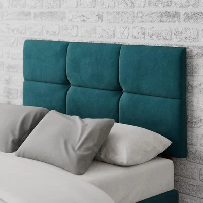 Dunelm Caine Plush Velvet Headboard Emerald