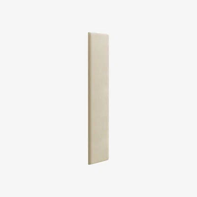 Furniture123 Additional Upholstered Wall-Mounted Headboard Panel in Beige Velvet - Neve
