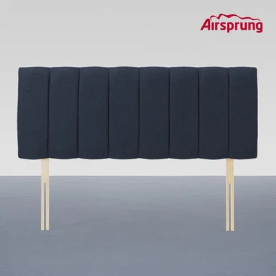 Furniture123 Airsprung Corston Small Double Linoso Headboard - Midnight Blue