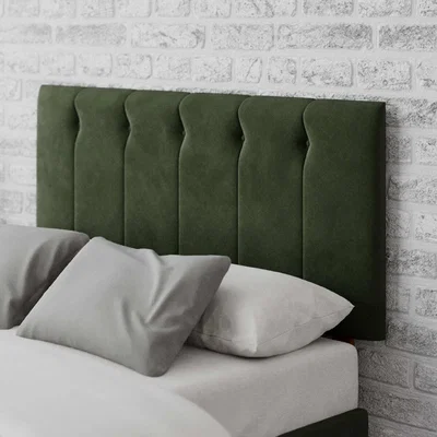La Redoute Vertical Buttoned Velvet Headboard