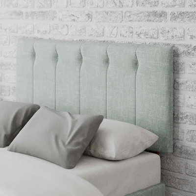 La Redoute Vertical Buttoned Pastel Cotton Headboard