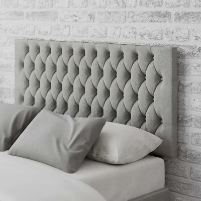 La Redoute Button Tufted Velvet Headboard