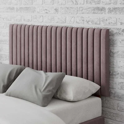 La Redoute Vertically Padded Velvet Headboard