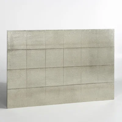La Redoute Luba Hammered metal headboard h120 cm