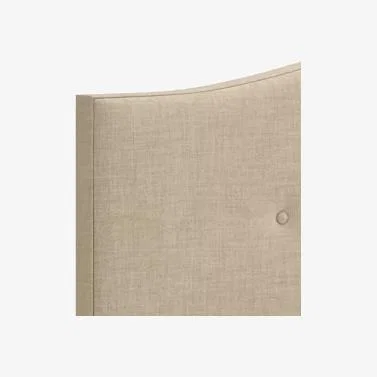 Marks & Spencer M&S Classic Curved Button Headboard - 4FT6 - Oatmeal, Oatmeal,Silver,Mink,Grey,Charcoal