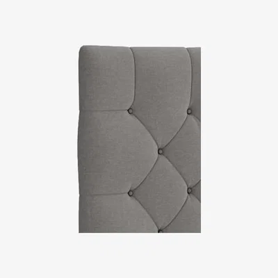 Marks & Spencer M&S Deep Button Headboard - 5FT - Light Grey Mix, Light Grey Mix,Light Duck Egg,Charcoal Mix