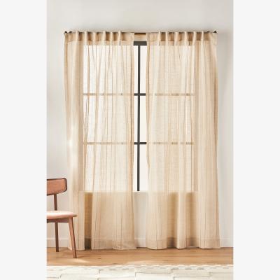 Anthropologie Sheer Stripe Curtain