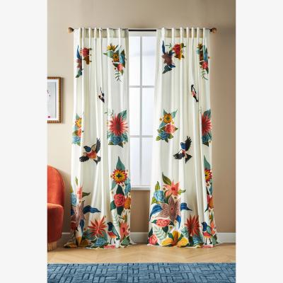 Anthropologie Soaring Starlings Curtain