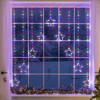 Christow Star Curtain Micro Lights