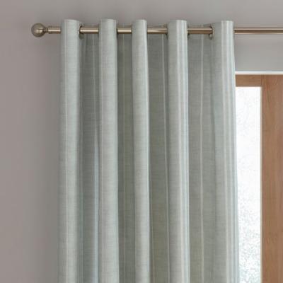 Dunelm Harley Stripe Polycotton Blackout Eyelet Curtains