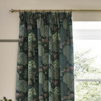 Dunelm Morris & Co. The Brook Jacquard Pencil Pleat Curtains