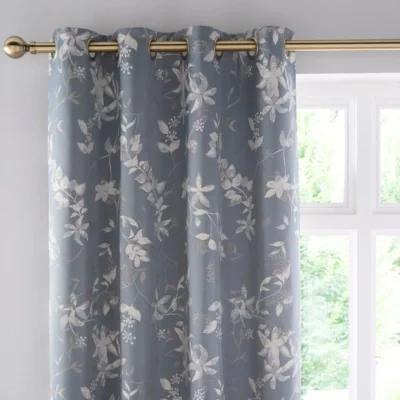 Dunelm Chinoiserie Jacquard Eyelet Curtains