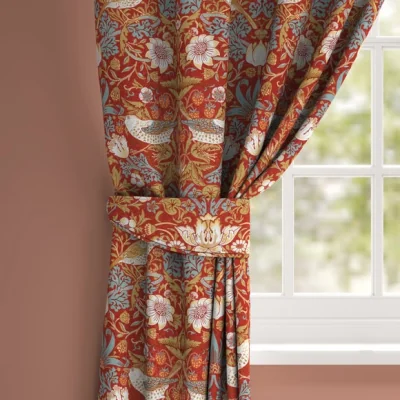 Dunelm Strawberry Thief Velvet Made to Order Curtain Tieback