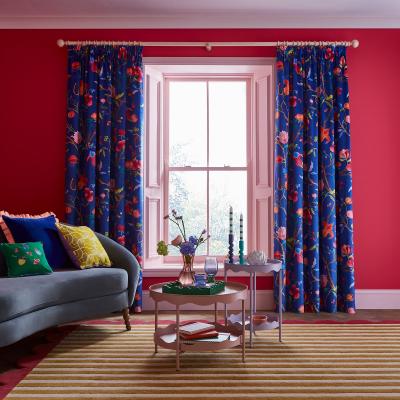 Dunelm Sophie Robinson Midnight Garden Pencil Pleat Single Curtain