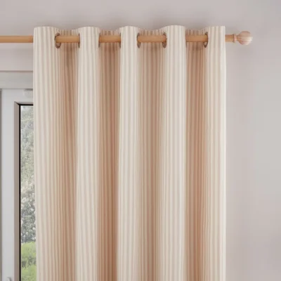 Dunelm Linford Stripe Eyelet Curtains