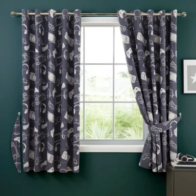 Dunelm Ultimate Gamer Eyelet Curtains