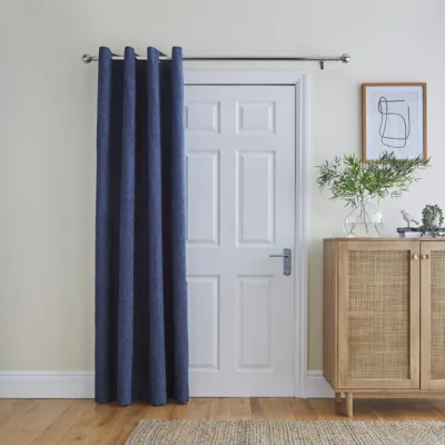 Dunelm Ensley Blackout Eyelet Door Curtain