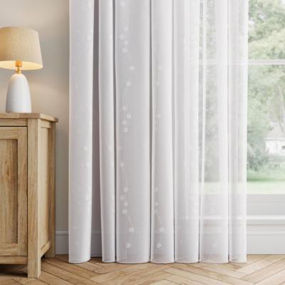 Dunelm Daisy Made to Measure Voile Curtains