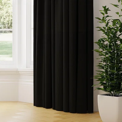 Dunelm Renzo Made to Measure Curtains Renzo Ebony