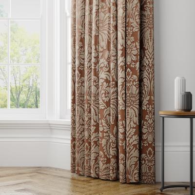 Dunelm Anzio Made to Measure Curtains Anzio Rust